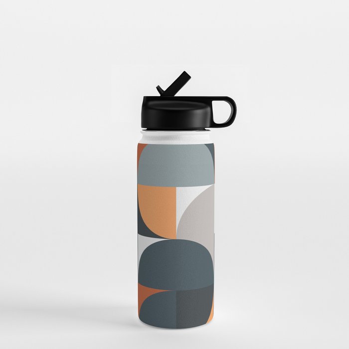 Mid Century Geometric 11/2 Water Bottle Gallery Image 1