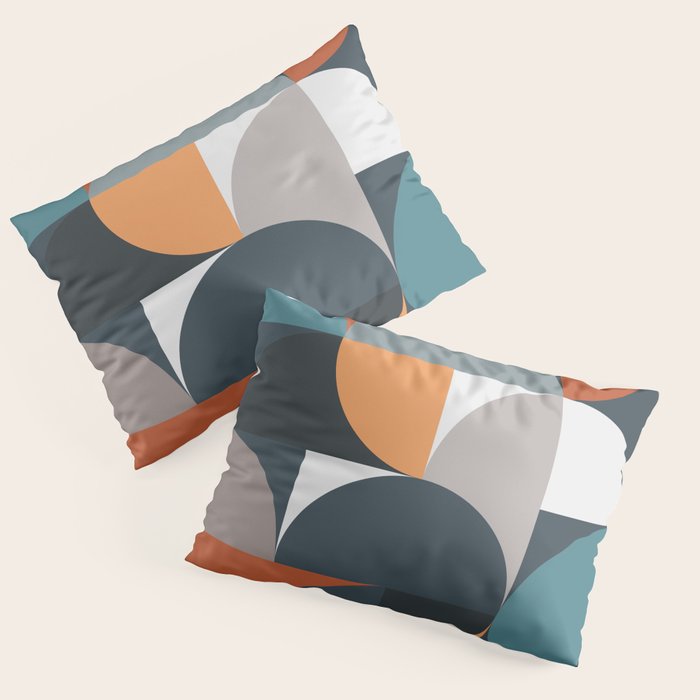 Mid Century Geometric 11/2 Pillow Sham Gallery Image 3