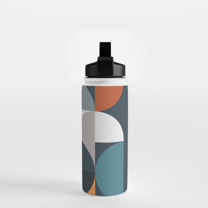 Mid Century Geometric 11/2 Water Bottle Gallery Image 2