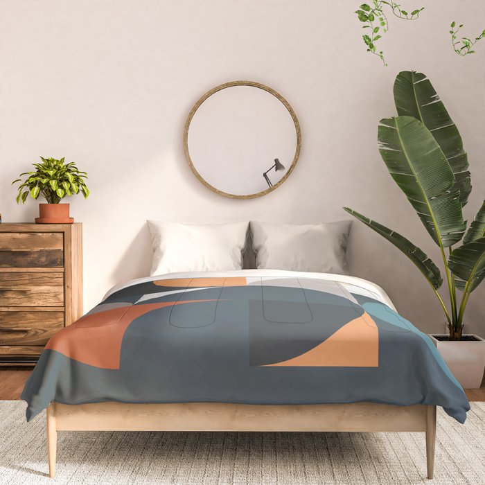 Mid Century Geometric 11/2 Comforter Gallery Image 3