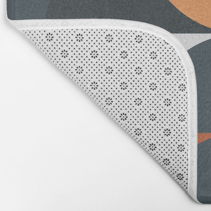Mid Century Geometric 11/2 Bath Mat Gallery Image 2