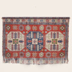 Arrow Spiral Kazak Handmade Rug Wall Hanging Gallery Image 1