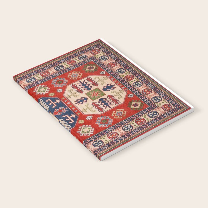 Arrow Spiral Kazak Handmade Rug Notebook Gallery Image 2