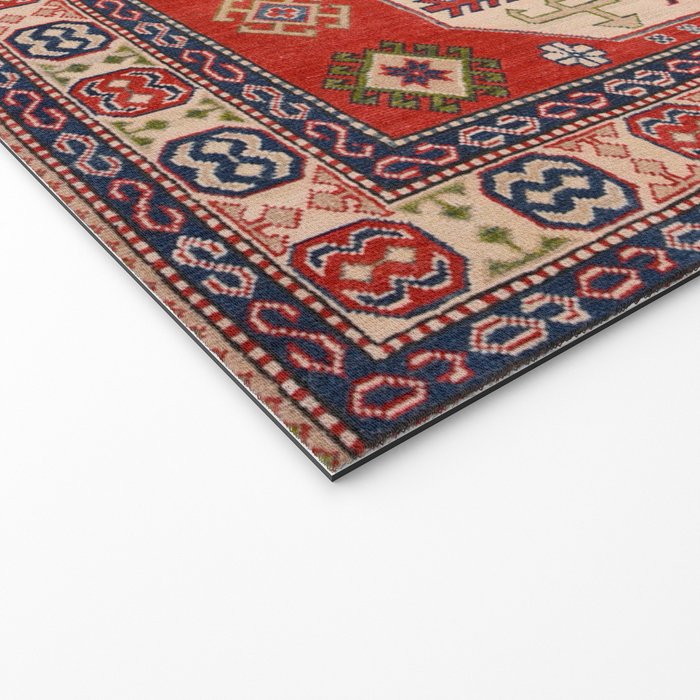 Arrow Spiral Kazak Handmade Rug Welcome Mat Gallery Image 2