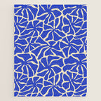 Abstract blue flower pattern Jigsaw Puzzle Gallery Image 1