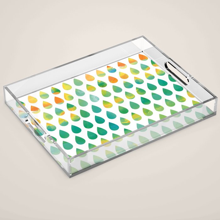 Monsoon Rain Acrylic Tray Gallery Image 1