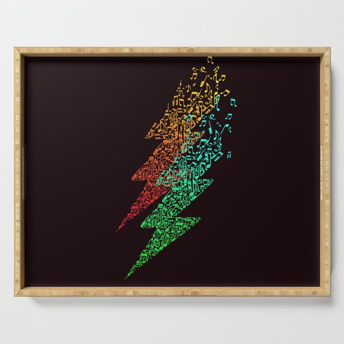 Electro music Serving Tray Gallery Image 1