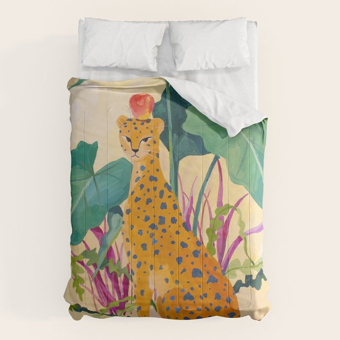 Cheetah and Apples Comforter Gallery Image 1
