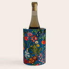Vintage & Shabby Chic - Blue Midnight Spring Botancial Flower Garden Wine Chiller Gallery Image 3