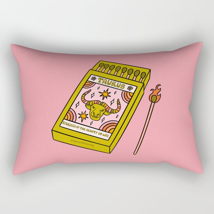 Taurus Matchbox Rectangular Pillow Gallery Image 1