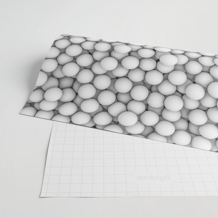 Golf balls Wrapping Paper Gallery Image 2