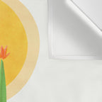 Golden Summer Cactus Wall Tapestry Gallery Image 3