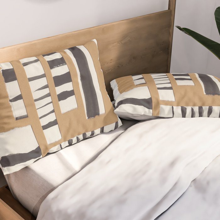 Tapestry of Lines #2 Pillow Sham Gallery Image 2