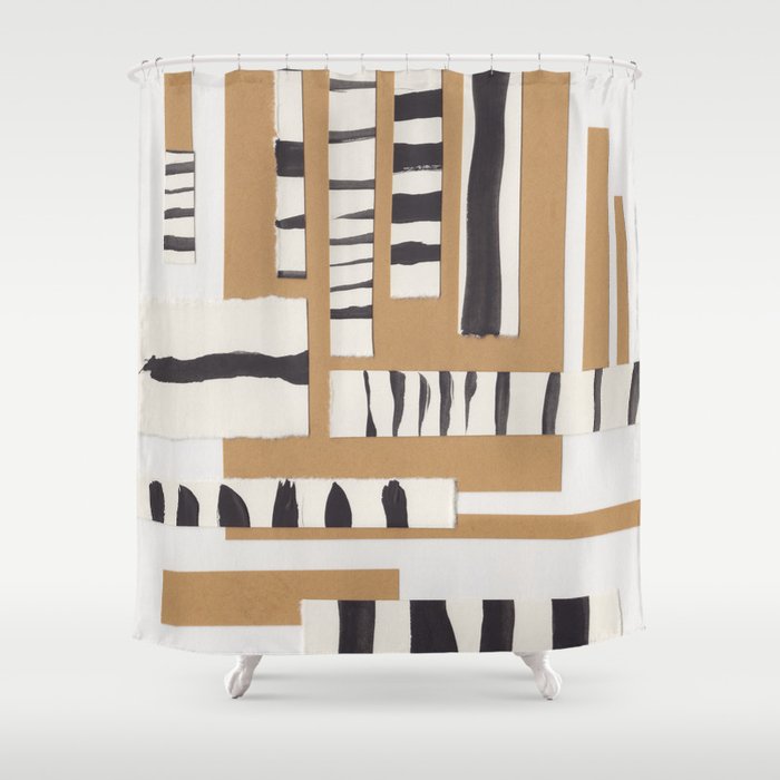 Tapestry of Lines #2 Shower Curtain Gallery Image 1