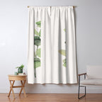 Watercolor Eucalyptus Branch Window Curtain Gallery Image 5