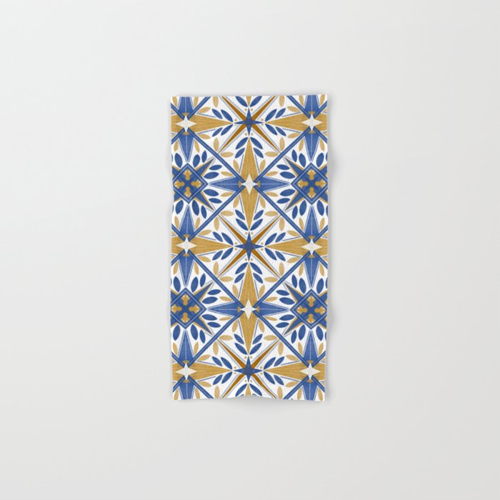 Geometric modern tile B Bath Towel Gallery Image 1