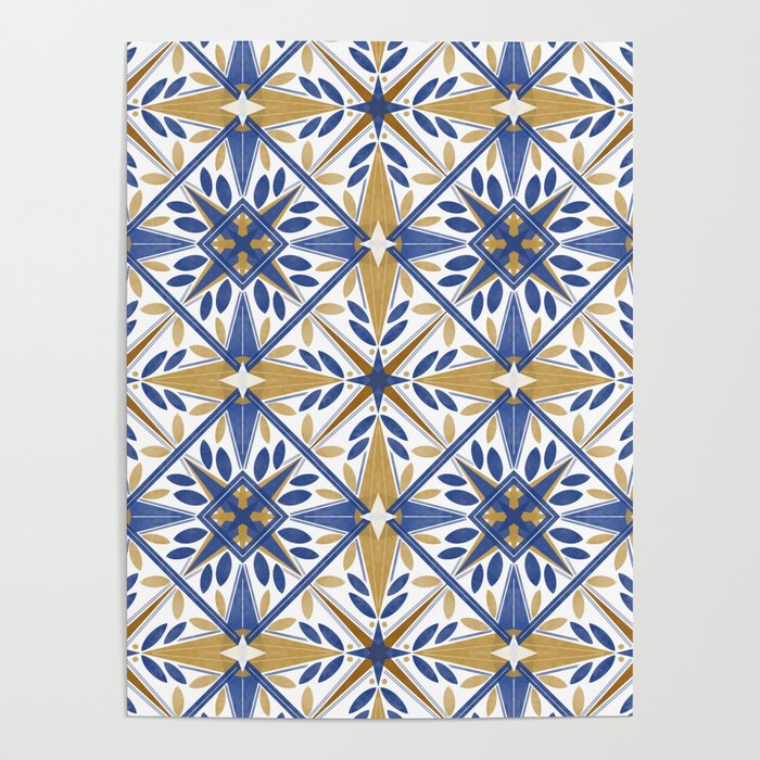 Geometric modern tile B Poster Gallery Image 4