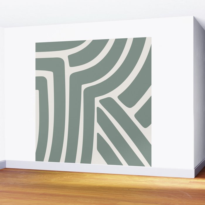 Abstract Stripes LXV Wall Mural Gallery Image 2