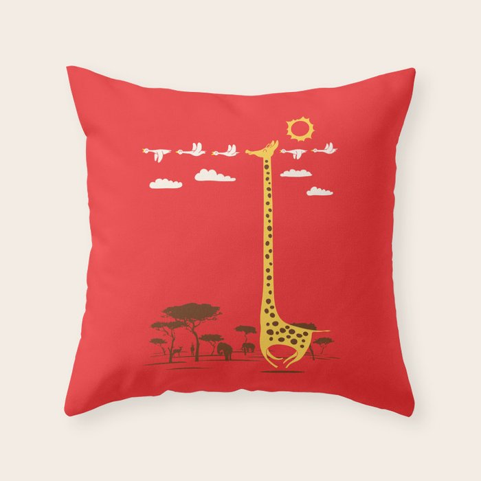 I'm Like A Bird Throw Pillow Gallery Image 1
