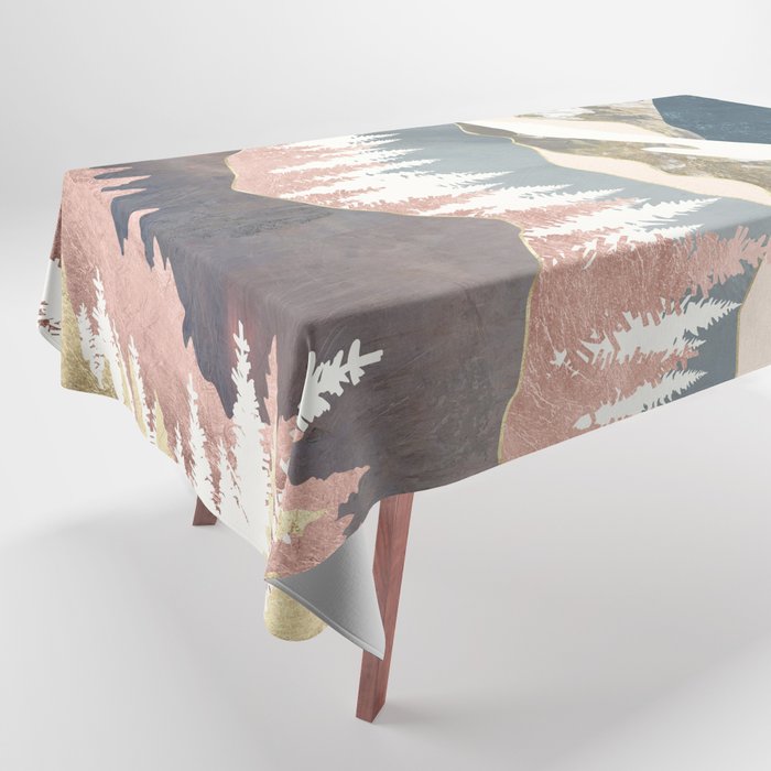 Winter Peaks Tablecloth Gallery Image 1