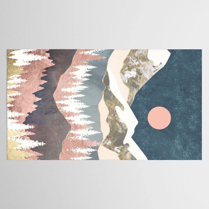 Winter Peaks Tablecloth Gallery Image 2