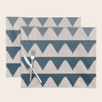 Pyramids Blue Gradient Placemat Gallery Image 1