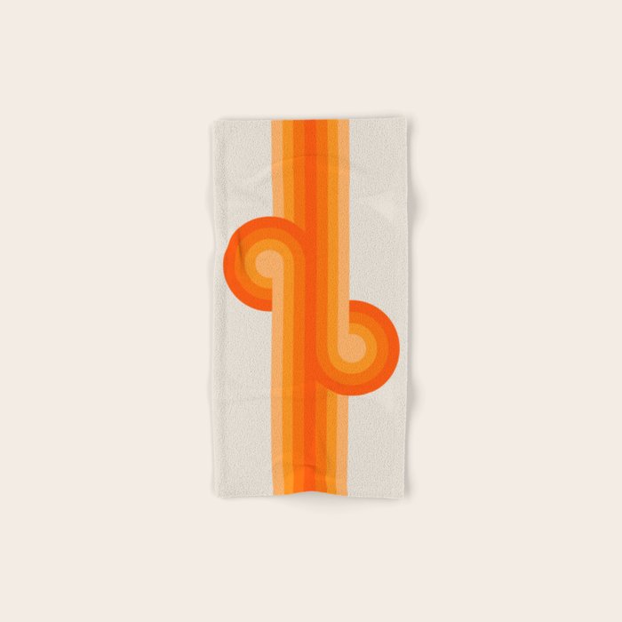 Creamsicle Knots Bath Towel Gallery Image 1