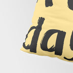 What a Good day To Fuck It. Typography Funny Saying, Phrase Quote Carefree Childlike, Handwritten Post-it Note Pillow Sham Gallery Image 4