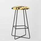 What a Good day To Fuck It. Typography Funny Saying, Phrase Quote Carefree Childlike, Handwritten Post-it Note Stool Gallery Image 1