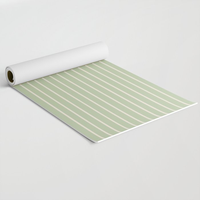 Color Block Lines XXI Moss Yoga Mat Gallery Image 2
