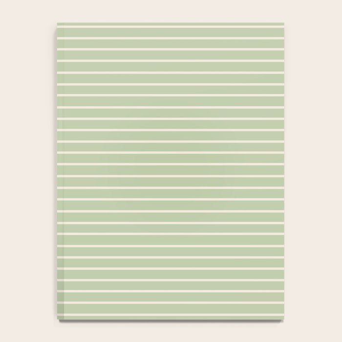 Color Block Lines XXI Moss Notebook Gallery Image 4