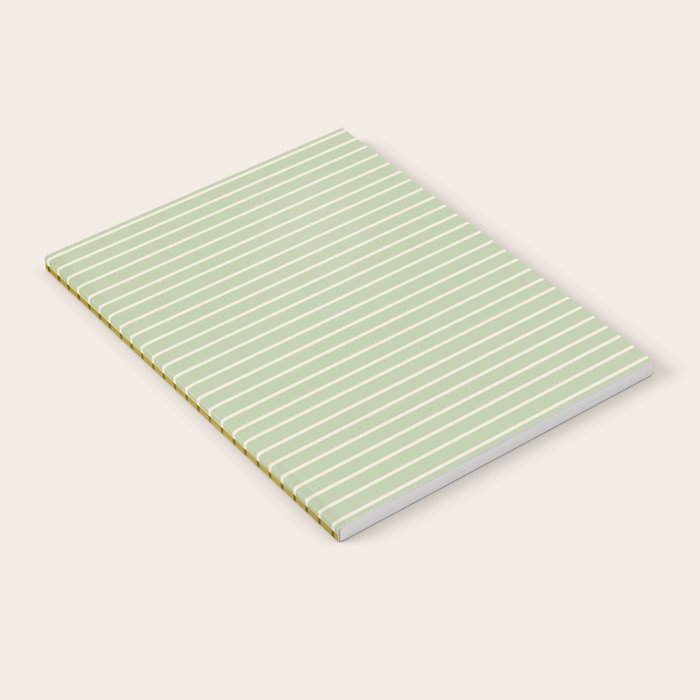 Color Block Lines XXI Moss Notebook Gallery Image 1