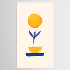 Sunny Sprout Modernist Abstract Botanic Tablecloth Gallery Image 2