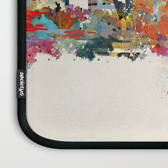 dallas texas skyline Laptop Sleeve Gallery Image 3
