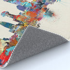 dallas texas skyline Rug Gallery Image 4