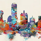 dallas texas skyline Coffee Mug Gallery Image 2