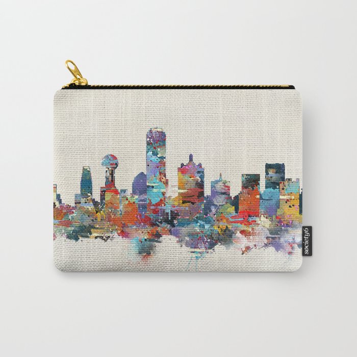 dallas texas skyline Carry All Pouch Gallery Image 1