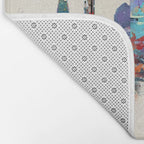 dallas texas skyline Bath Mat Gallery Image 2
