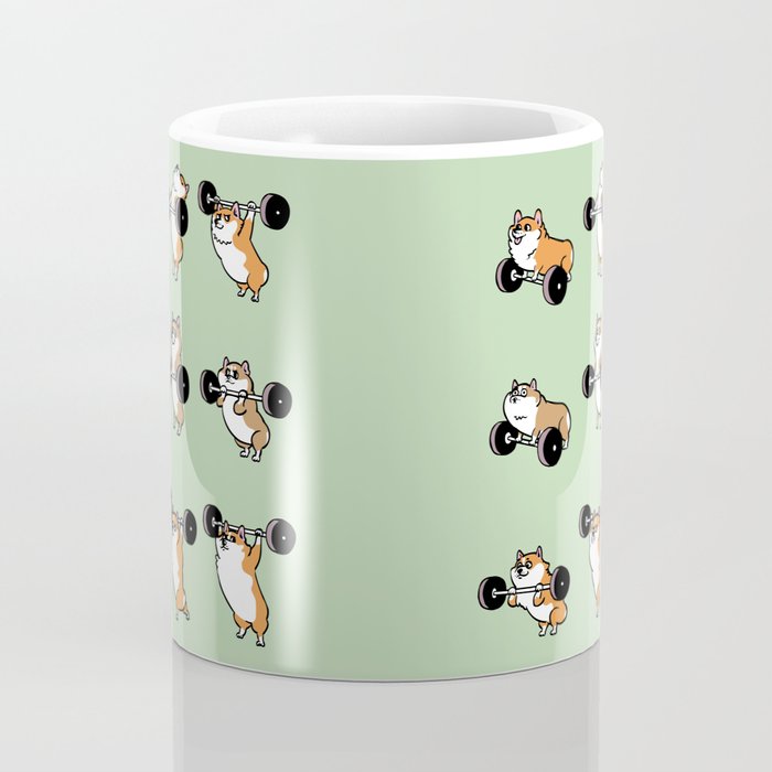 Olympic Lifting Corgi Coffee Mug Gallery Image 4