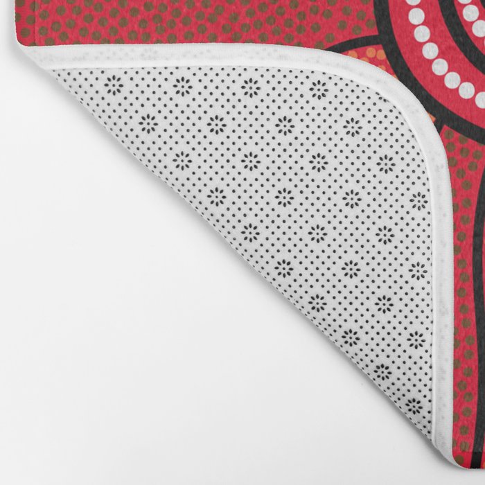 Authentic Aboriginal Art - Central Lands Bath Mat Gallery Image 2