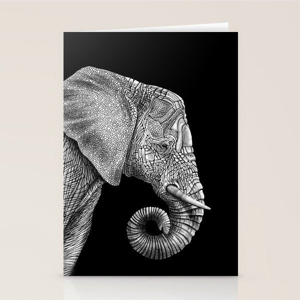 Elephant 2 Stationery Card Gallery Image 2