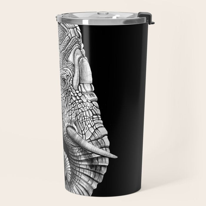 Elephant 2 Travel Mug Gallery Image 2
