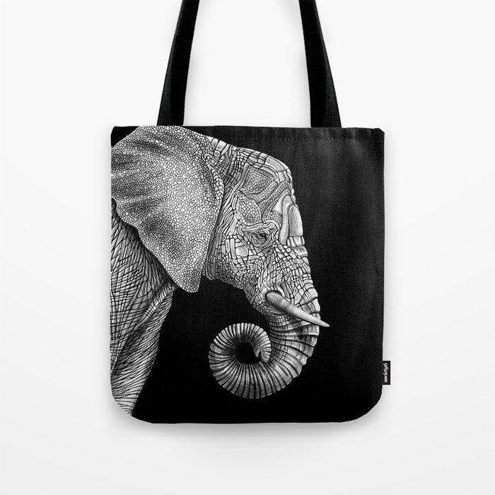 Elephant 2 Tote Bag Gallery Image 1
