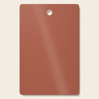 Terracotta Red Solid Color Cutting Board Gallery Image 1