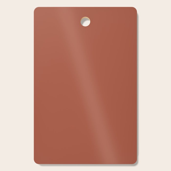 Terracotta Red Solid Color Cutting Board Gallery Image 1
