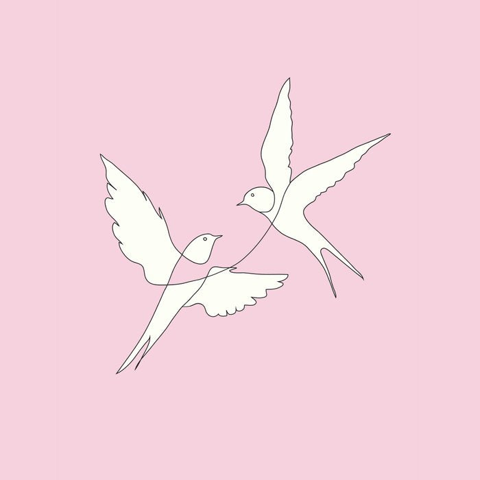 Two Swallows Line Art Coffee Mug Gallery Image 2