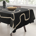 Minimal Abstract Line Art 8 Tablecloth Gallery Image 3