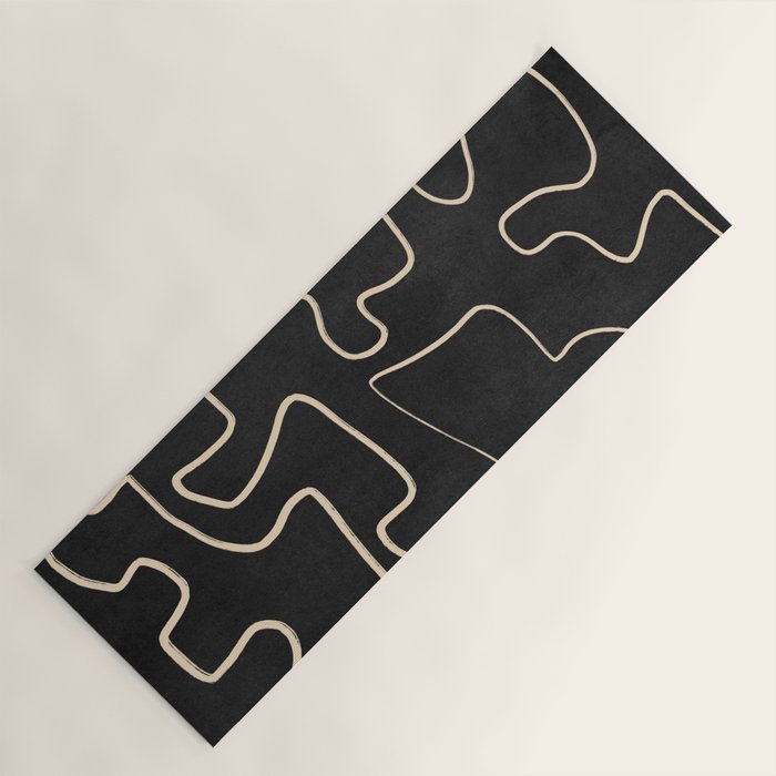 Minimal Abstract Line Art 8 Yoga Mat Gallery Image 1