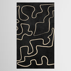 Minimal Abstract Line Art 8 Tablecloth Gallery Image 2