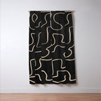 Minimal Abstract Line Art 8 Window Curtain Gallery Image 3